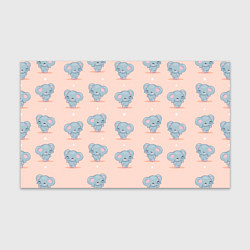 Бумага для упаковки Слоники, цвет: 3D-принт