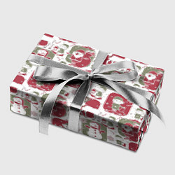 Бумага для упаковки Санта везёт подарки, цвет: 3D-принт — фото 2