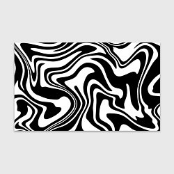 Бумага для упаковки Черно-белые полосы Black and white stripes, цвет: 3D-принт