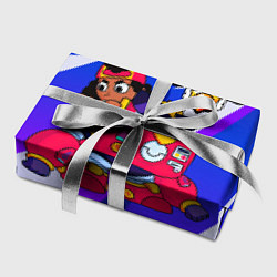Бумага для упаковки Brawl Stars game Meg, цвет: 3D-принт — фото 2