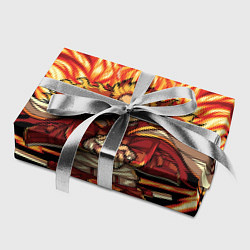 Бумага для упаковки Пламенный столб Ренгоку Кенджуро, цвет: 3D-принт — фото 2