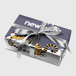 Бумага для упаковки Happy New Year 2022 Тигр, цвет: 3D-принт — фото 2