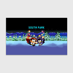 Бумага для упаковки Енот и его команда - противостояние Южный Парк, цвет: 3D-принт