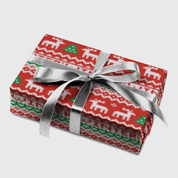 Бумага для упаковки Deer Christmas Pattern, цвет: 3D-принт — фото 2