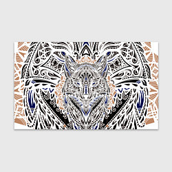 Бумага для упаковки БЕЛАЯ ЭТНИЧЕСКА ЛИСА WHITE FOX, цвет: 3D-принт