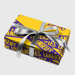 Бумага для упаковки LAKERS SPORT LINE STYLE NBA, цвет: 3D-принт — фото 2