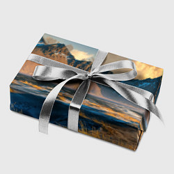 Бумага для упаковки Красивый горный пейзаж, цвет: 3D-принт — фото 2