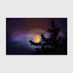 Бумага для упаковки Night sky with full moon by Apkx, цвет: 3D-принт