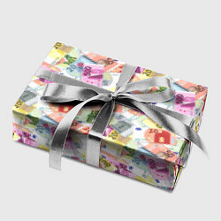 Бумага для упаковки Разные Банкноты Евро, цвет: 3D-принт — фото 2