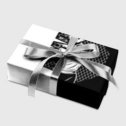 Бумага для упаковки Боец ММА чёрно-белое, цвет: 3D-принт — фото 2
