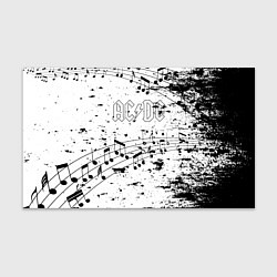 Бумага для упаковки ACDC - Музыкальные ноты, цвет: 3D-принт