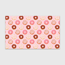 Бумага для упаковки Pink donuts, цвет: 3D-принт