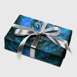 Бумага для упаковки Водяной голубой Тигр, цвет: 3D-принт — фото 2