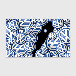 Бумага для упаковки Volkswagen logo Pattern, цвет: 3D-принт