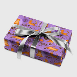 Бумага для упаковки Кошачья Йога, цвет: 3D-принт — фото 2