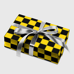Бумага для упаковки Такси Шахматные Клетки, цвет: 3D-принт — фото 2