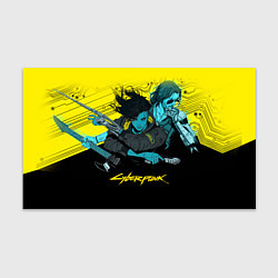 Бумага для упаковки Ви и Джонни Cyberpunk 2077 Vi johnny, цвет: 3D-принт