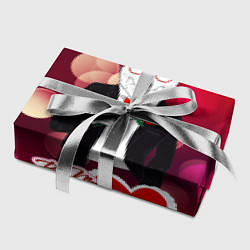 Бумага для упаковки Be My Valentine background, цвет: 3D-принт — фото 2