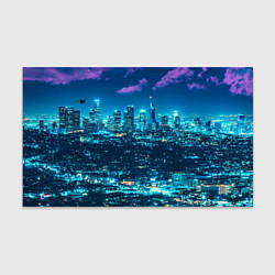 Бумага для упаковки Вечер в Лос-Анжелесе, цвет: 3D-принт