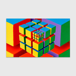 Бумага для упаковки Цветные кубики КУБОКУБ, цвет: 3D-принт