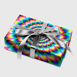 Бумага для упаковки Радужная оптическая иллюзия, цвет: 3D-принт — фото 2