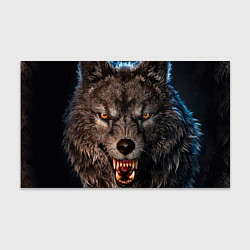 Бумага для упаковки Морда злого волка, цвет: 3D-принт