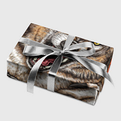 Бумага для упаковки Волк и царапины, цвет: 3D-принт — фото 2