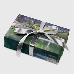Бумага для упаковки Прозрачное горное озеро, цвет: 3D-принт — фото 2