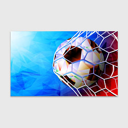 Бумага для упаковки Футбольный мяч в сетке ворот, цвет: 3D-принт