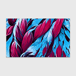 Бумага для упаковки Яркие экзотические перья, цвет: 3D-принт