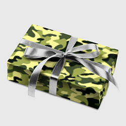 Бумага для упаковки Камуфляж Зеленые листья, цвет: 3D-принт — фото 2