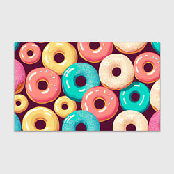 Бумага для упаковки Пончики и только пончики, цвет: 3D-принт