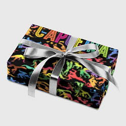 Бумага для упаковки Capoeira colorful mens, цвет: 3D-принт — фото 2