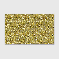 Бумага для упаковки Золотая чеканка - текстура, цвет: 3D-принт