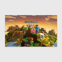 Бумага для упаковки Александр Minecraft, цвет: 3D-принт