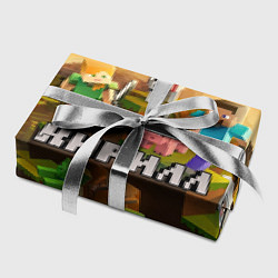 Бумага для упаковки Кирилл Minecraft, цвет: 3D-принт — фото 2