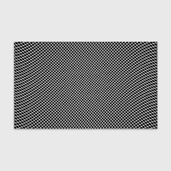 Бумага для упаковки Абстрактная чёрно-белая мозаика, цвет: 3D-принт