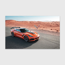 Бумага для упаковки Chevrolet Corvette - Motorsport - Desert, цвет: 3D-принт