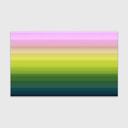 Бумага для упаковки Яркий желтый зеленый розовый полосатый узор, цвет: 3D-принт