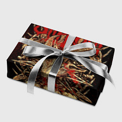 Бумага для упаковки Slipknot red black, цвет: 3D-принт — фото 2