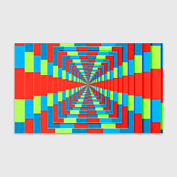 Бумага для упаковки Разноцветный туннель - оптическая иллюзия, цвет: 3D-принт