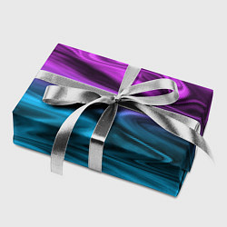 Бумага для упаковки Синий с фиолетовым размытый абстрактный узор, цвет: 3D-принт — фото 2