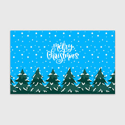 Бумага для упаковки Merry christmas - Ёлочки, цвет: 3D-принт