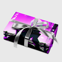 Бумага для упаковки Люси нетраннер - фиолетовый, цвет: 3D-принт — фото 2