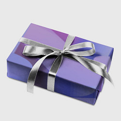 Бумага для упаковки Абстрактные фиолетовые прямоугольники со скругленн, цвет: 3D-принт — фото 2