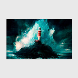 Бумага для упаковки Бушующее море, цвет: 3D-принт