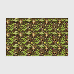 Бумага для упаковки Чиби аниме камуфляж, цвет: 3D-принт