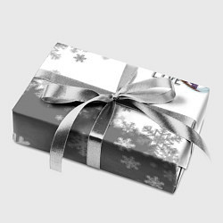 Бумага для упаковки Сноуборд серый, цвет: 3D-принт — фото 2