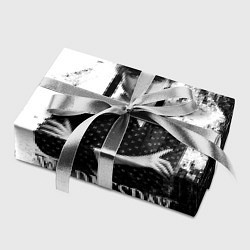 Бумага для упаковки Wednesday black and white, цвет: 3D-принт — фото 2