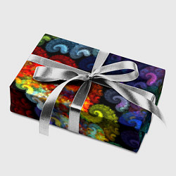 Бумага для упаковки Фрактальный узор оптический, цвет: 3D-принт — фото 2